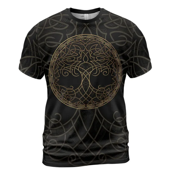 Viking Shirt – Norse Yggdrasil Tree & Viking Celtic Roots