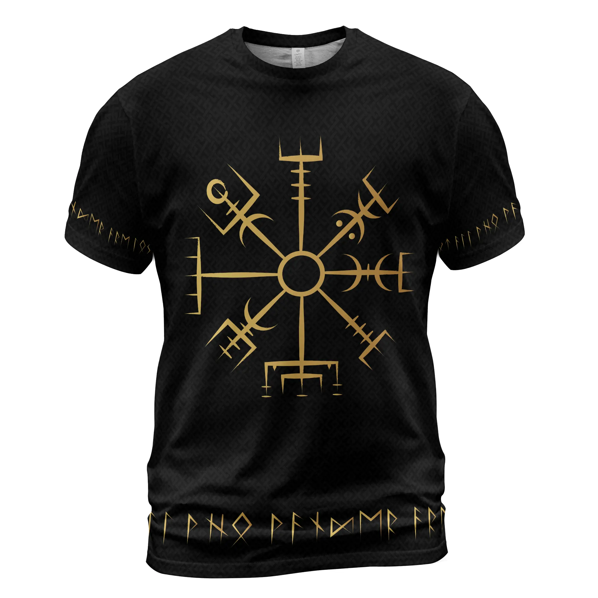 Viking T Shirt – Vegvisir Viking Compass Guiding Spirit