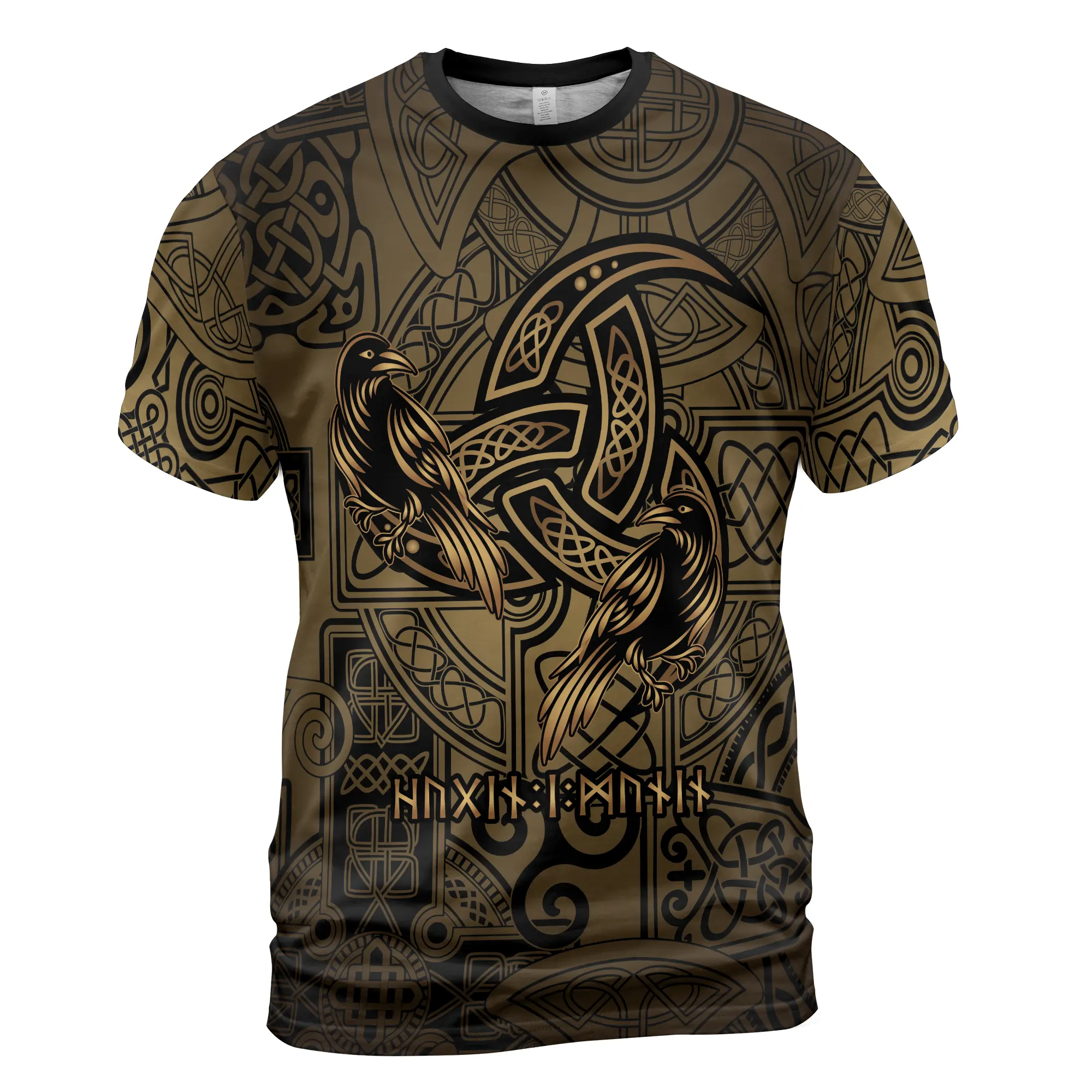 Viking Tees – Raven Symbol Norse & Viking Celtic Heritage